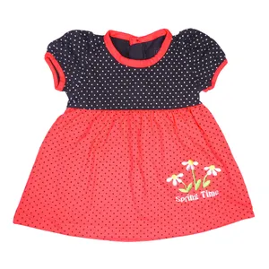 Vestido de Niña 3 Piezas Bebu Negro/Rojo